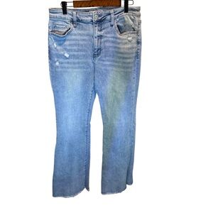 Lovervet by Vervet Light Wash Flare Jeans Women’s 11